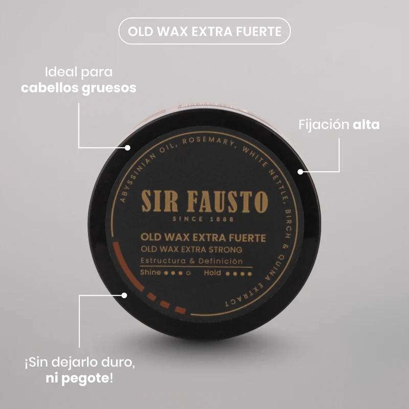 Cera para pelo (Old Wax Extra Fuerte)