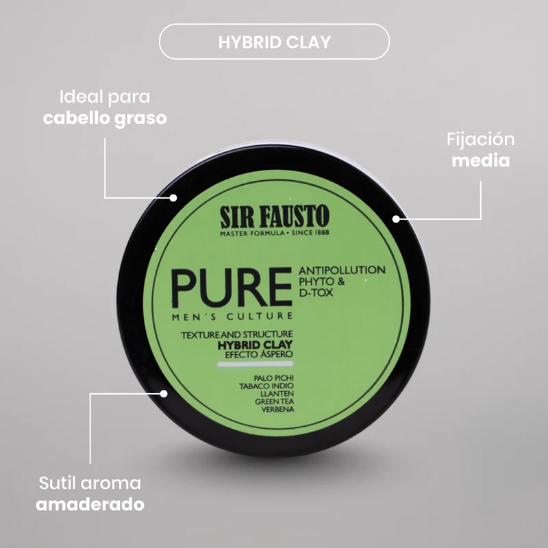 Hybrid Clay - Efecto Áspero - Crema para peinar 50gr