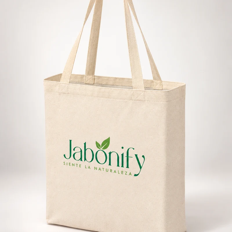 Bolsa Plegable de Algodón y Corcho Jabonify