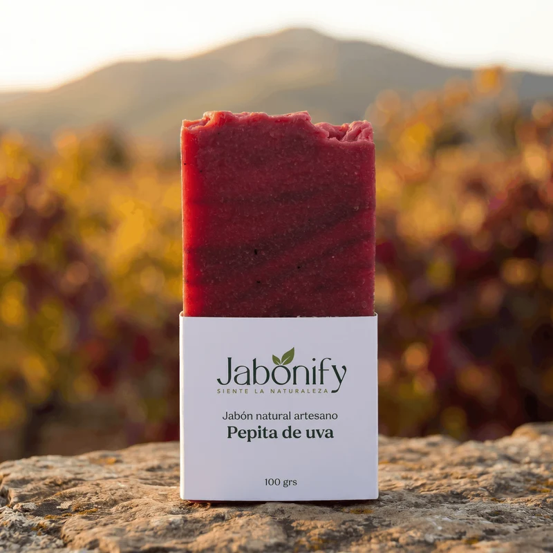 Jabón de pepita de uva