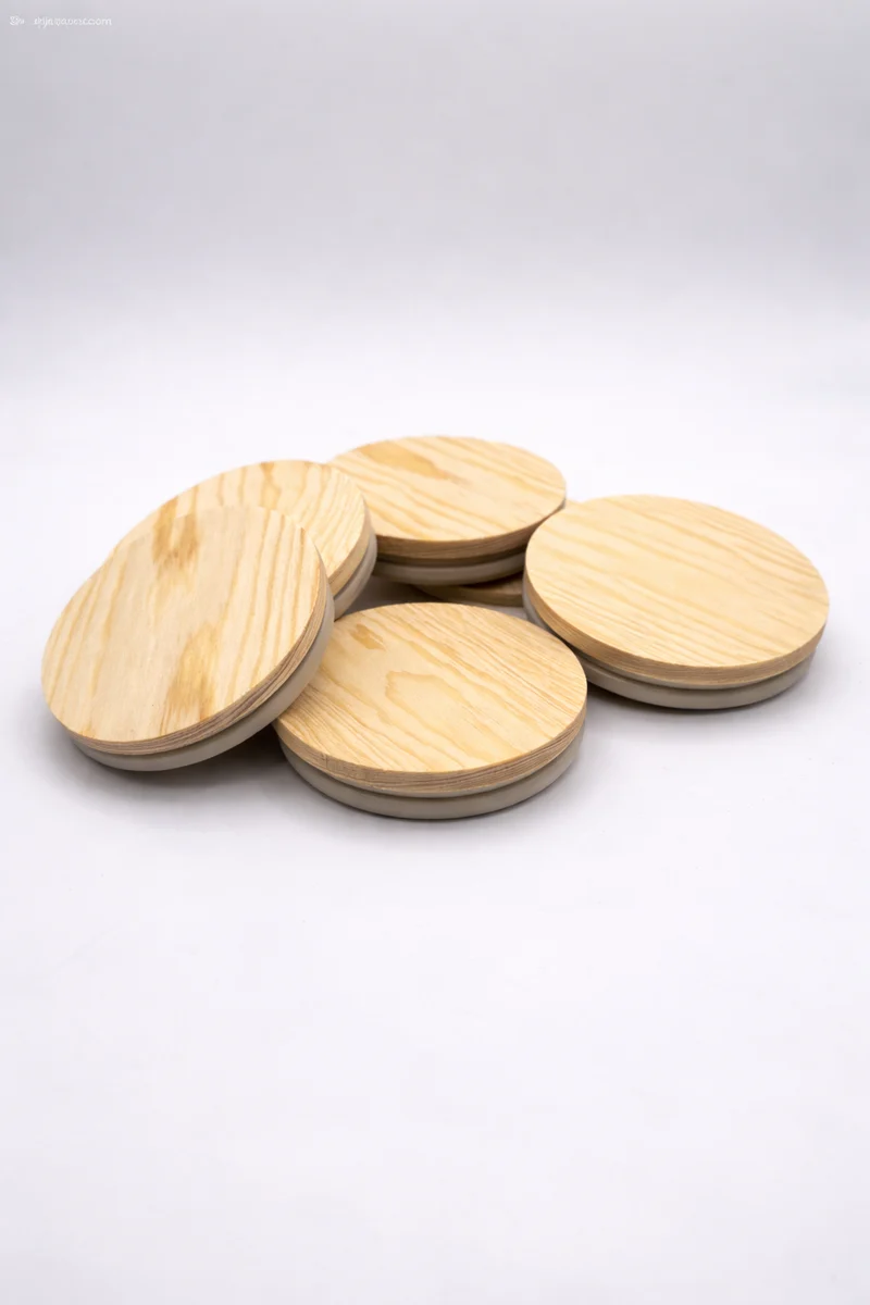 Tapa de madera natural para Velas