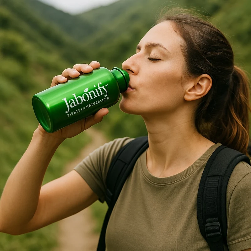 Botella Deportiva Jabonify – 400 ml · Aluminio