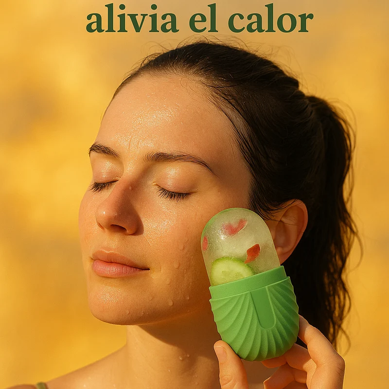 Rodillo facial de hielo