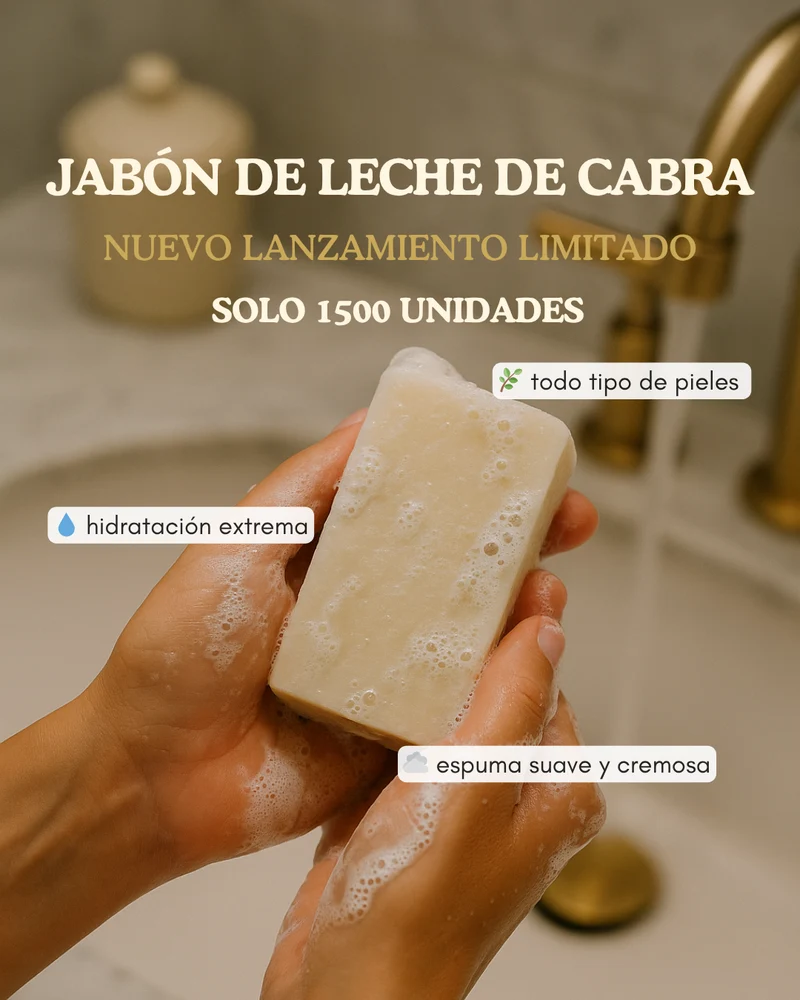 Jabón de Leche de Cabra 🥛 - Edición Limitada (últimas unidades)