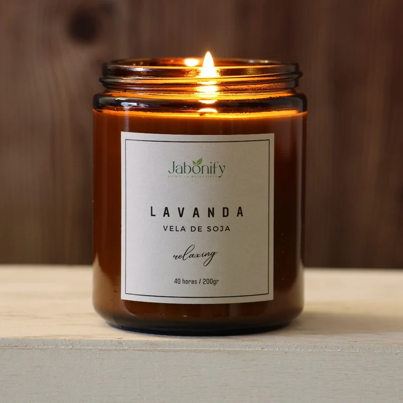 Vela de soja de Lavanda