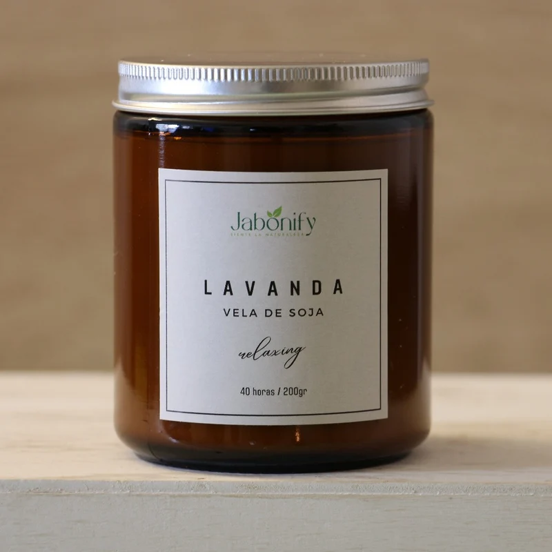 Vela de soja de Lavanda