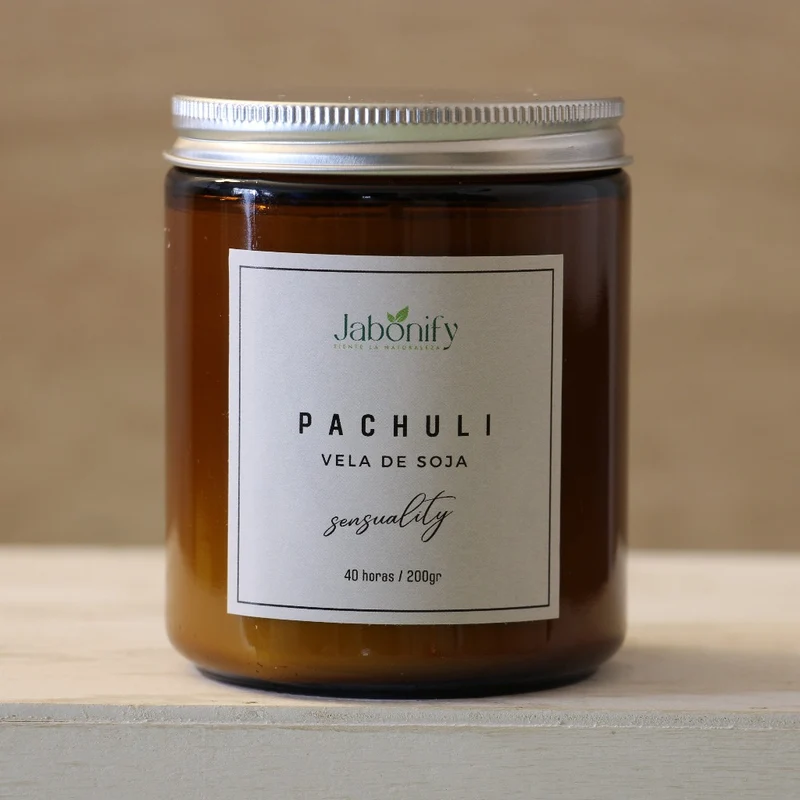 Vela de soja de Pachuli