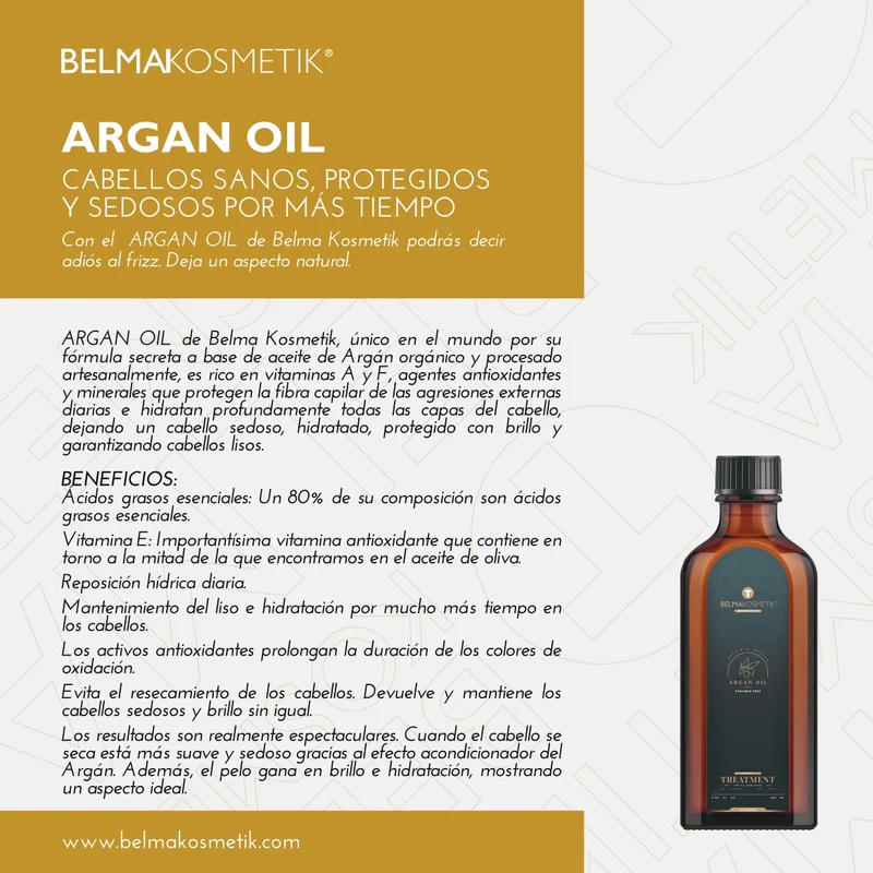 Belma kosmetik-Argán,aceite de argán -Sérum 50 ml