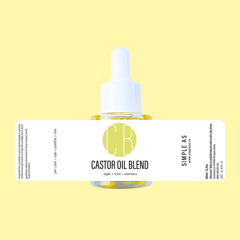 Serum Ricino + Argán Castor Oil Blend + Simple As