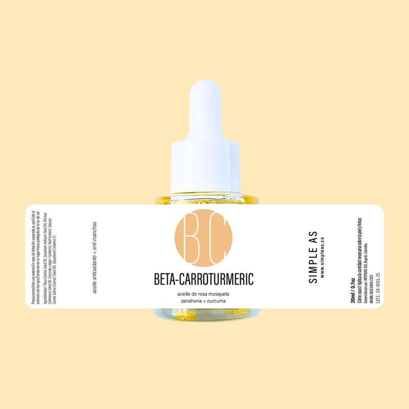 Serum Antimanchas y Antioxidante Beta-Carroturmeric - Simple as