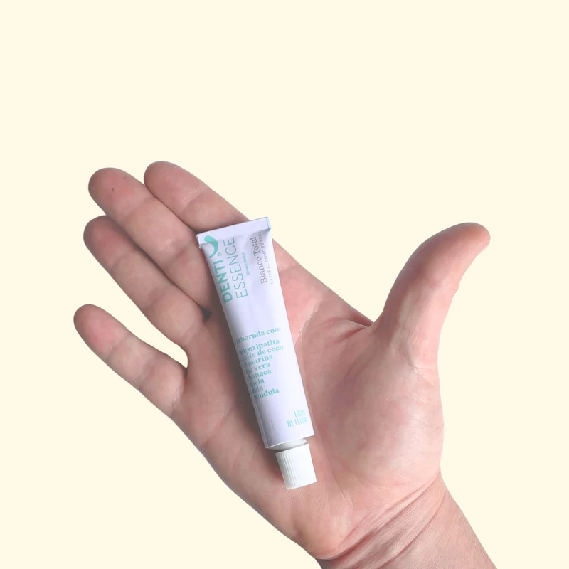 Crema Dental Sin Flúor Blanco Total 20g - Denti Essence