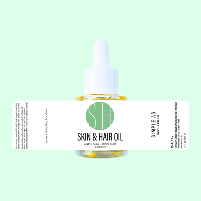 Aceite Para Piel y Cabello Skin + Hair Oil - Simple As