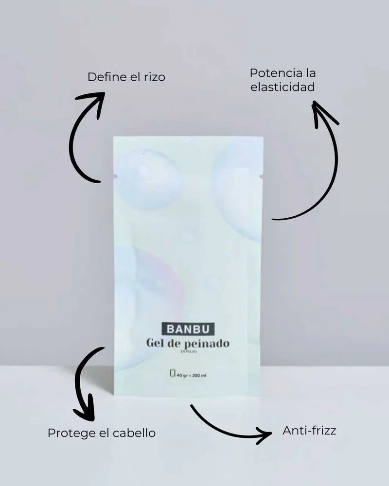 Gel de Peinado para Cabello Rizado - Método Curly