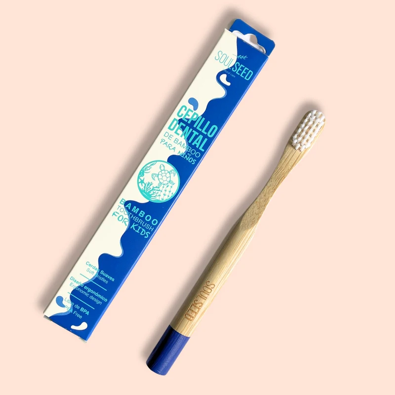 Cepillo dental bambú para niños - Soul Seed