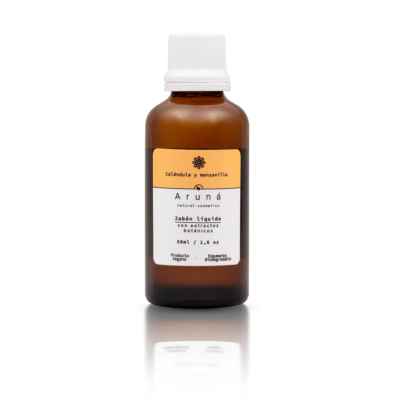 Jabón facial limpiador caléndula y manzanilla - Aruná
