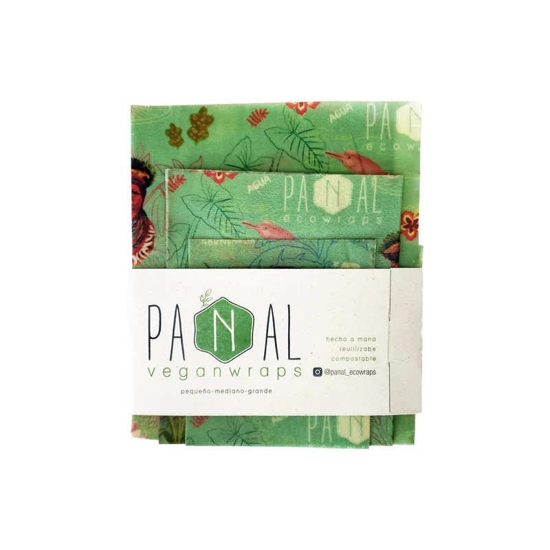 Kit Vegan Wax Wraps / Envolturas para Alimentos x3