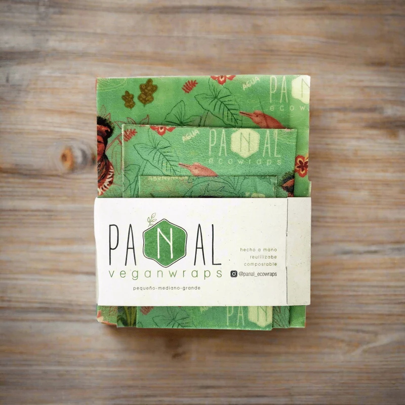 Kit Vegan Wax Wraps / Envolturas para Alimentos x3