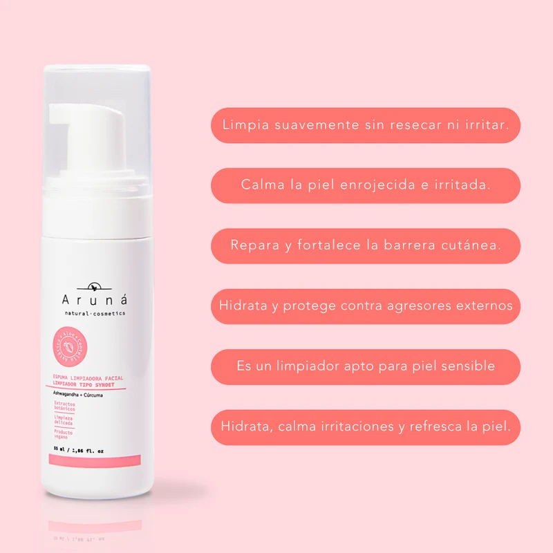 Espuma limpiadora facial - Aruná