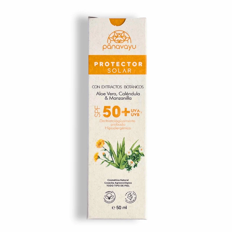Crema Solar Natural SPF 50+ Panavayu