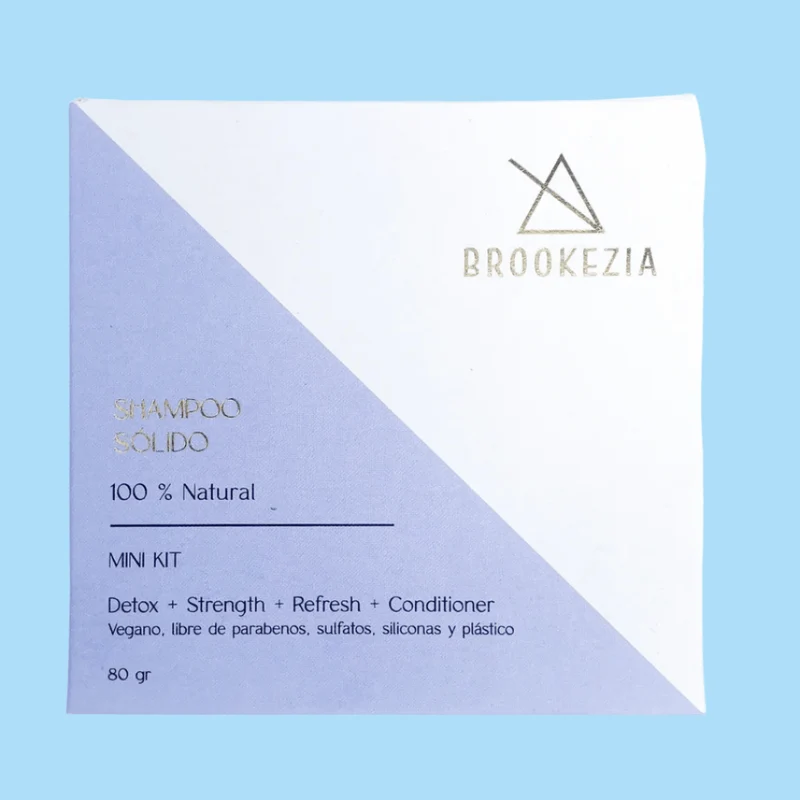Mini Kit 3 Shampoo + 1 Acondicionador Sólido - Brookezia