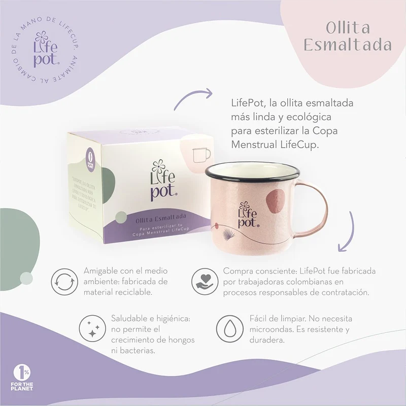 Ollita para Esterilizar Copa Menstrual