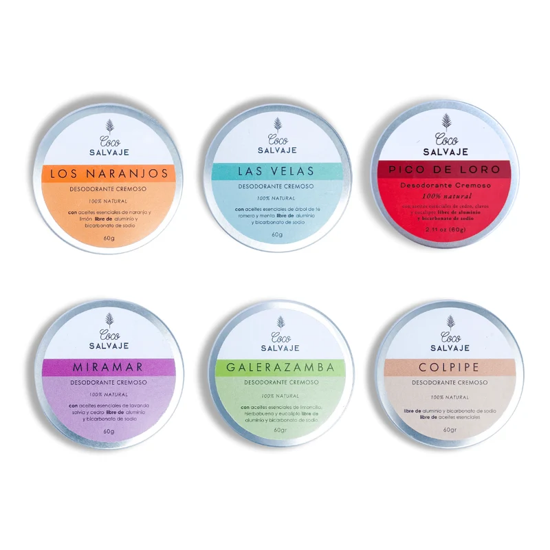 Desodorante Natural Cremoso 60g - Coco Salvaje