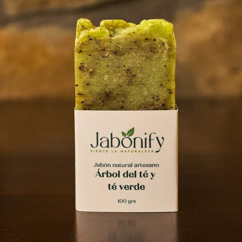Jabón árbol del té y té verde