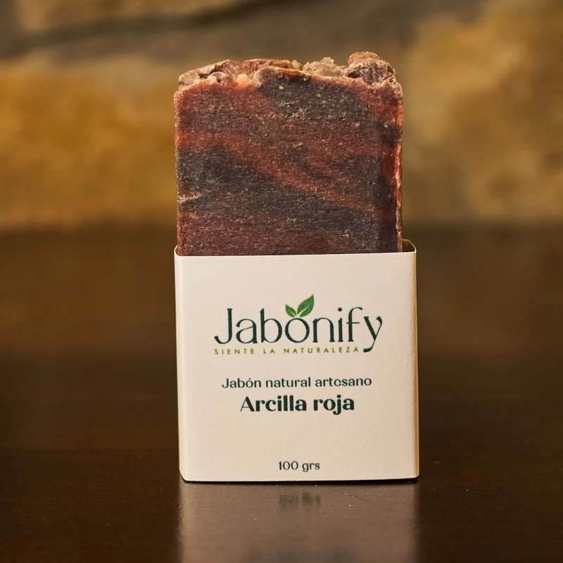 Jabón de arcilla roja