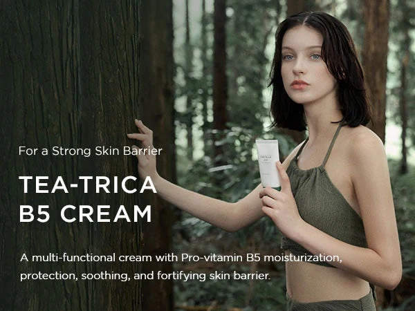 SKIN1004 Tea-Trica Crema Facial Calmante con Centella y Árbol de Té – Cuidado Antiacné para Piel Grasa o con Imperfecciones 75ml