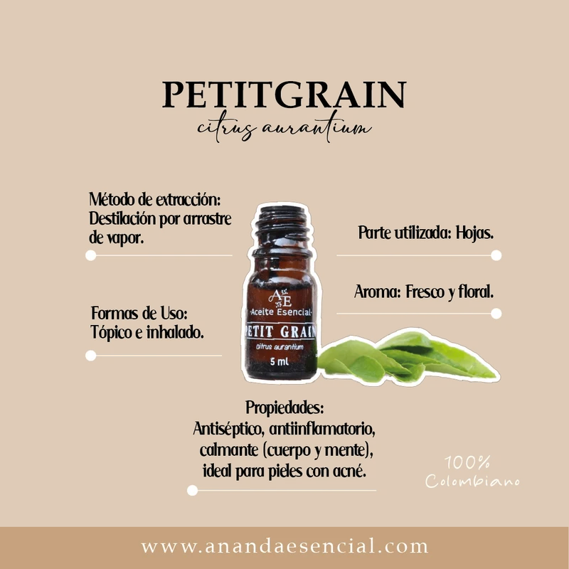Aceite esencial de petit grain - Ananda