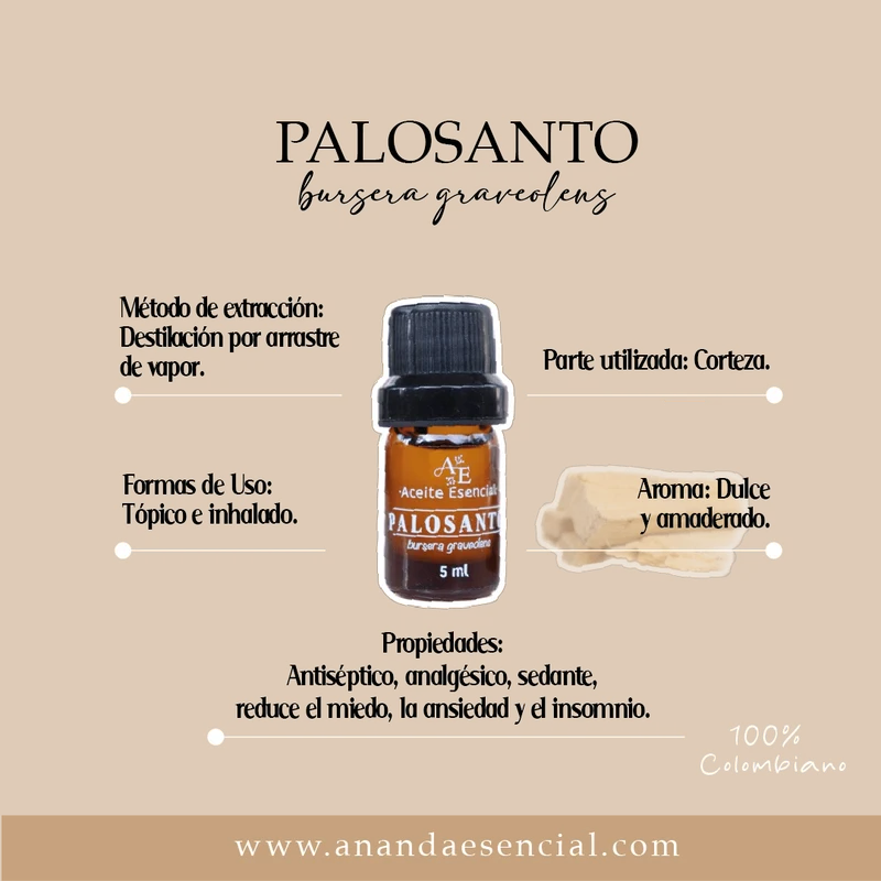 Aceite esencial de palo santo - Ananda