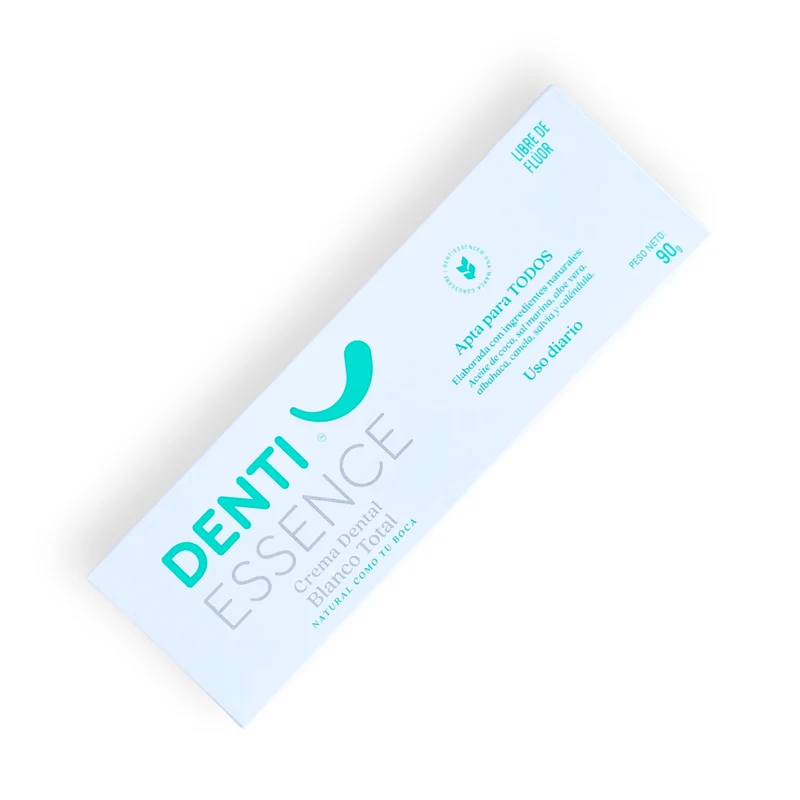 Crema Dental Sin Flúor Blanco Total 90g - Denti Essence