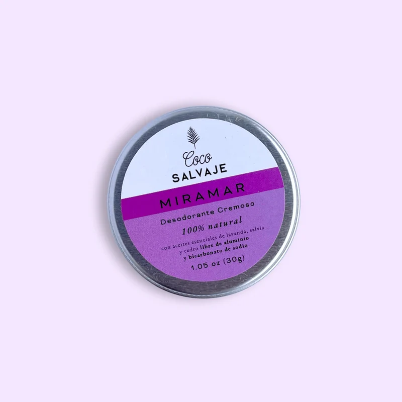 Desodorante Natural Cremoso 30g - Coco Salvaje