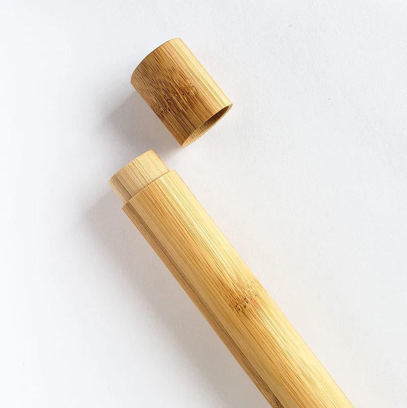 Estuche para Cepillos de Dientes en Bambú - Biocare