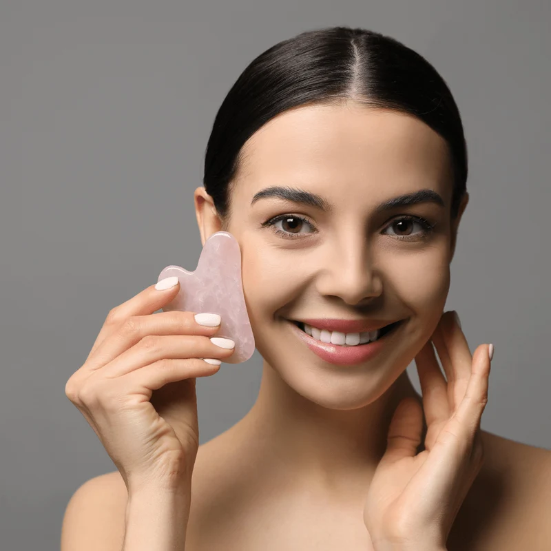Gua Sha - Cuarzo Rosa