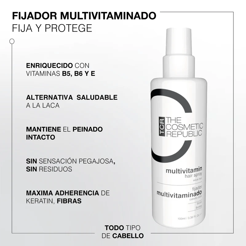 TCR fijador capilar multivitaminado