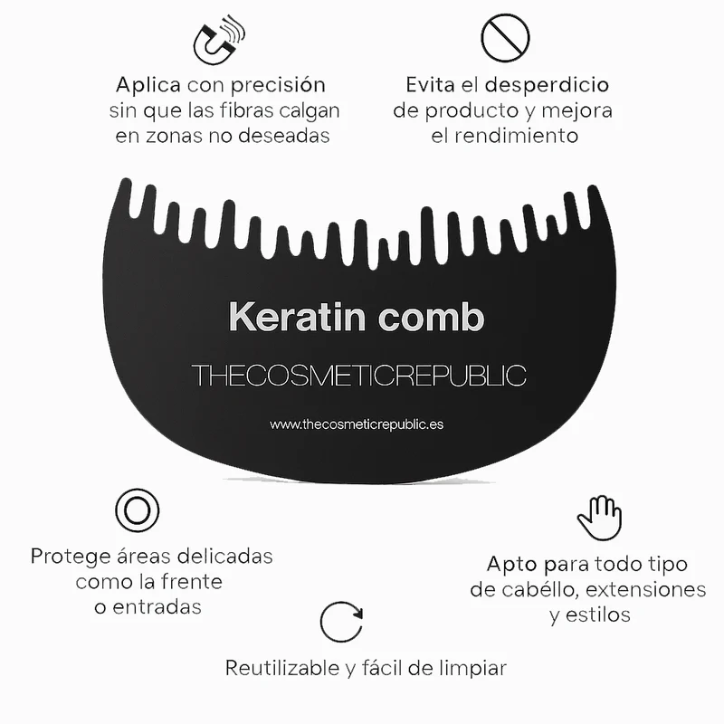 Keratin comb