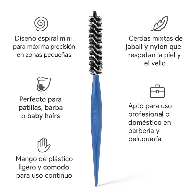Cepillo espiral de detalle