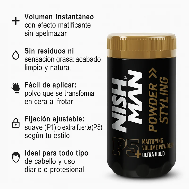 Polvo Voluminizador NISHMAN