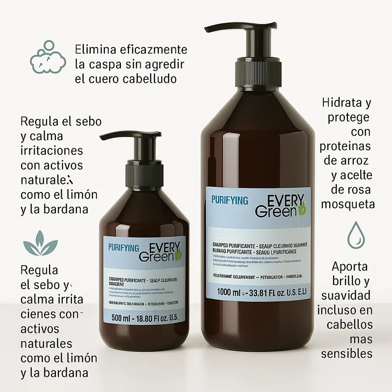 Champú Purificante Caspa Every Green