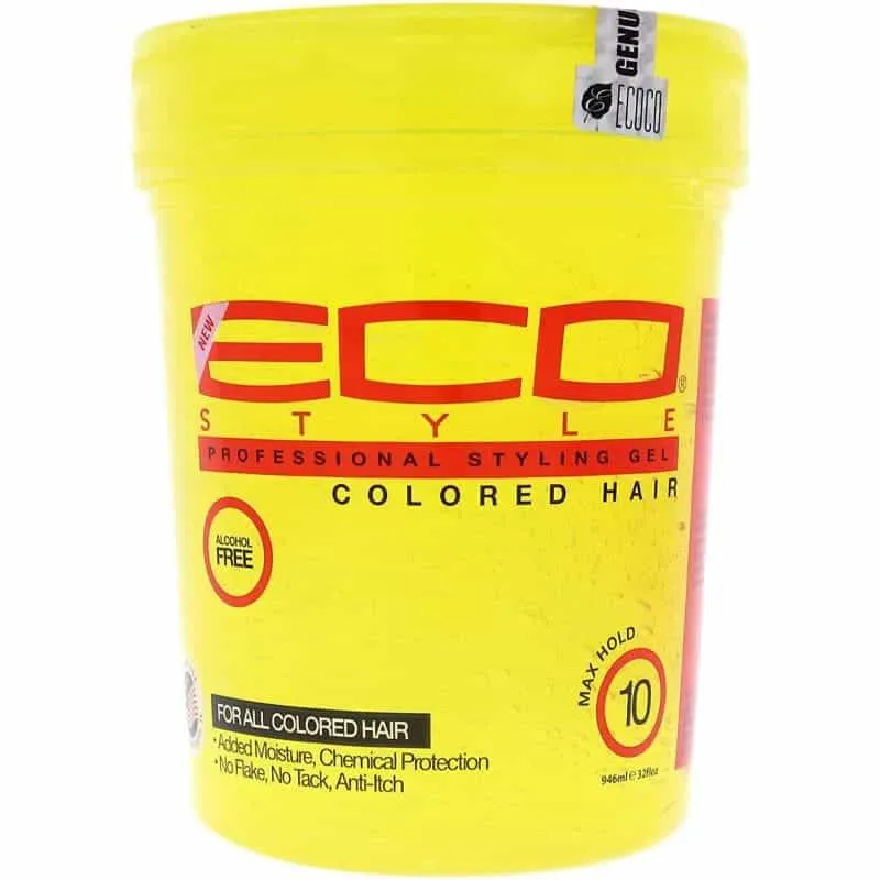 Gel Eco Style Colored Hair Gel 32. oz Producto Original de la Marca Gel