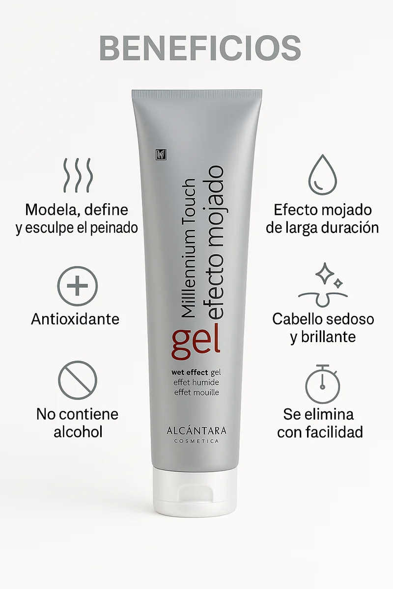 Gel de fijación Millenium Touch Gel Efecto Mojado