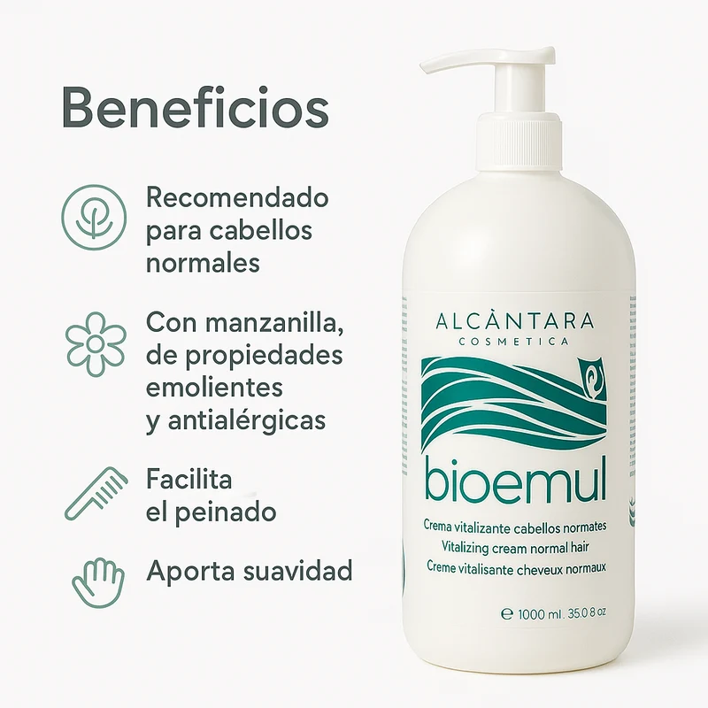 Crema Vitalizante BioEMUL Cabellos Normales