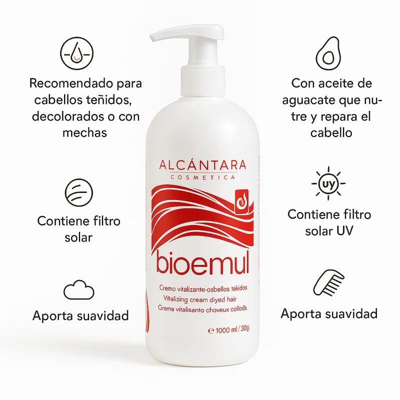 Crema Vitalizante BioEMUL Cabellos Teñidos
