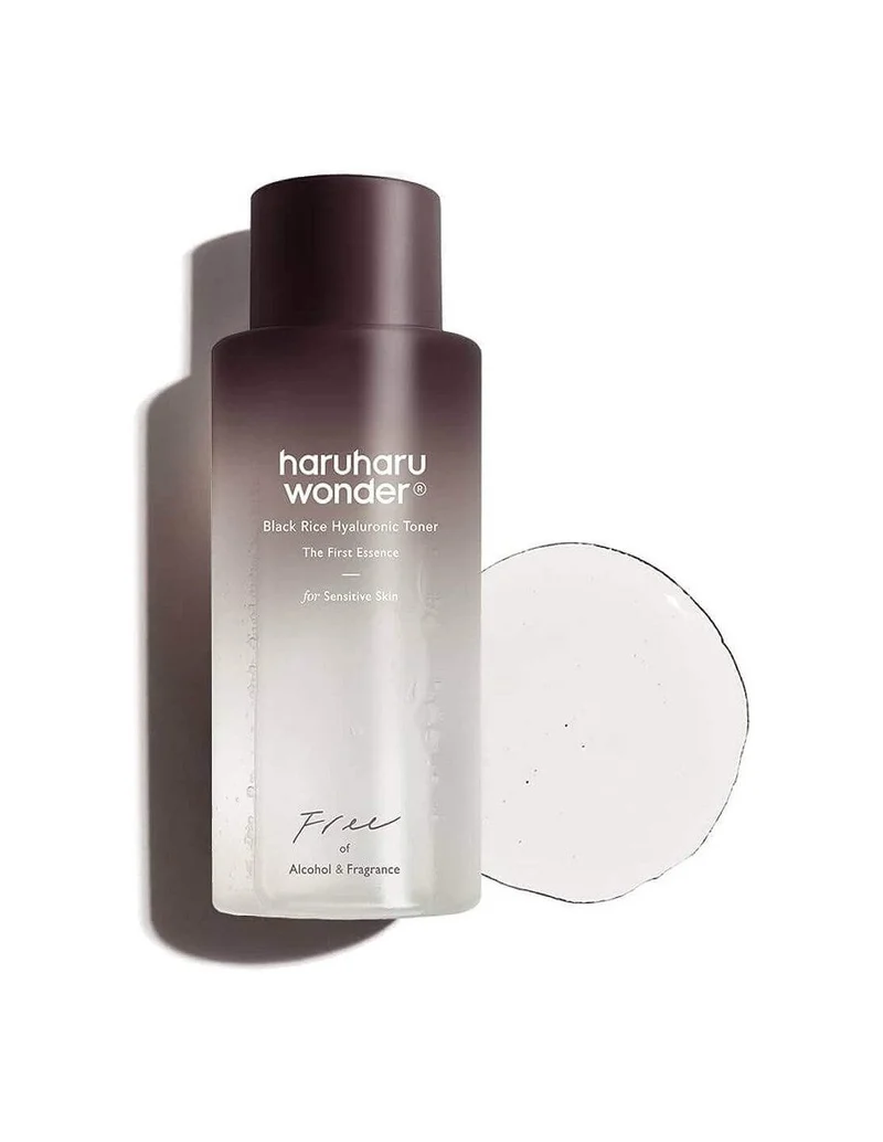 Black rice hyaluronic toner for sensitive skin