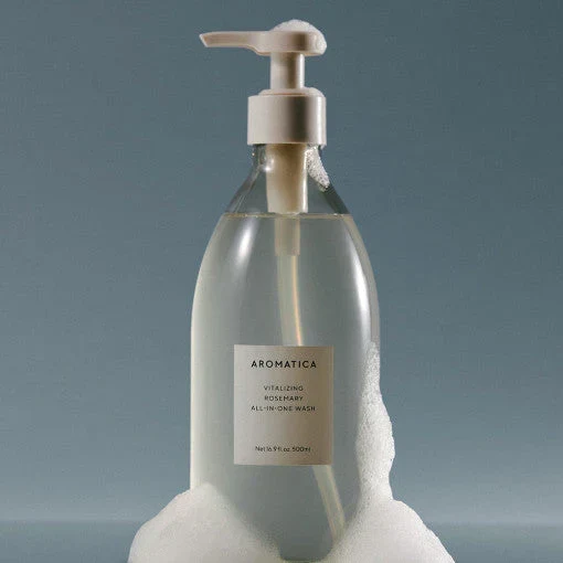 Aromatica - Vitalizing Rosemary All-in- One Wash - Universal Wash Gel - 300ml