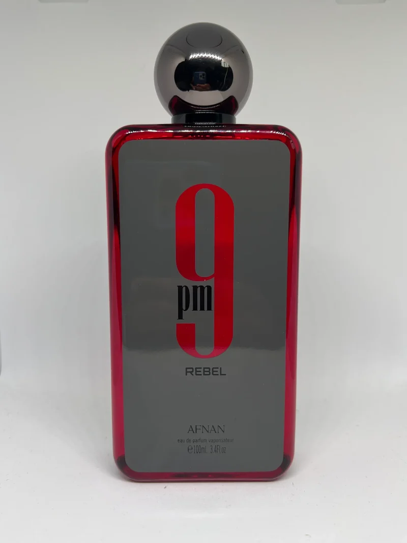 Afnan - 9PM REBEL - 100ml - Eau de Parfum - Unisex - Amantes de la ,madera y cedro y vainilla