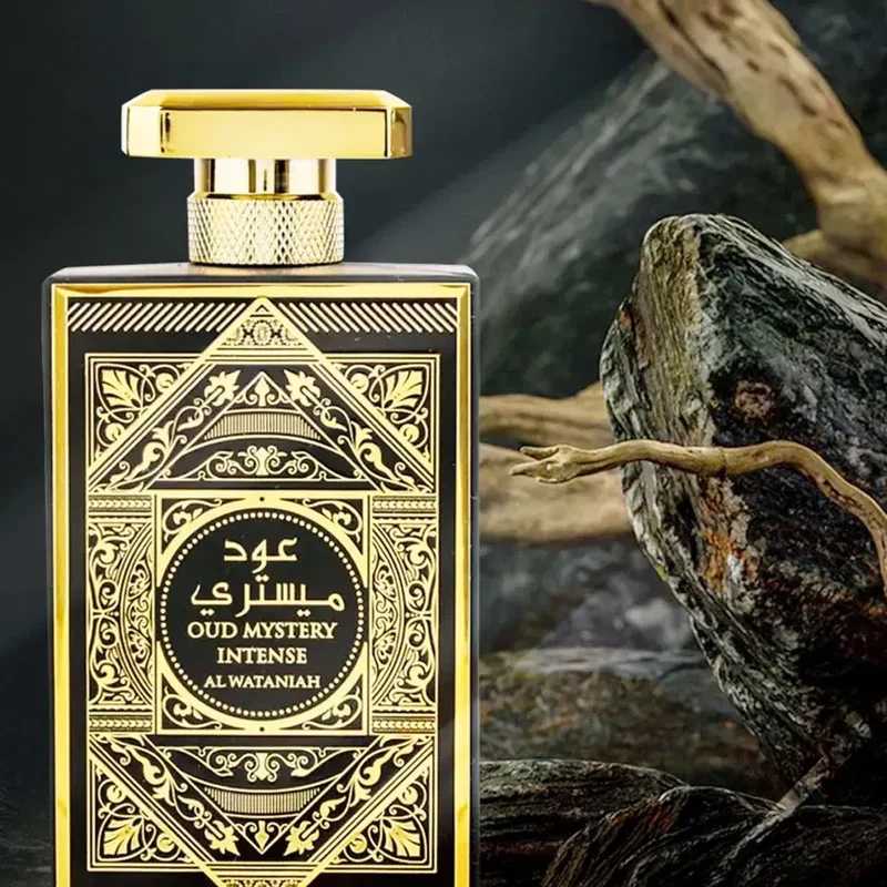 Al Wataniah Oud Mystery Intense - Perfume de Lujo Unisex, Eau de Parfum 100ml, Fragancia Amaderada y Enigmática