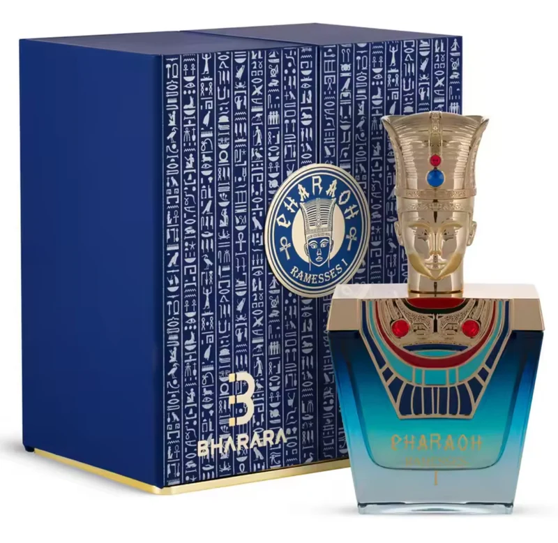 Pharaoh Ramesses de bahrara Perfume Lujoso Elegante Unisex Dulce Fresco Eau de Parfum - 100ml