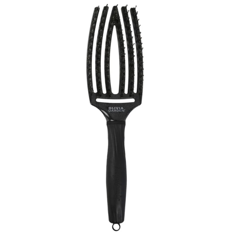 Olivia Garden - Cepillo Fingerbrush Black Onyx Midnight Desert - 1 Unidad